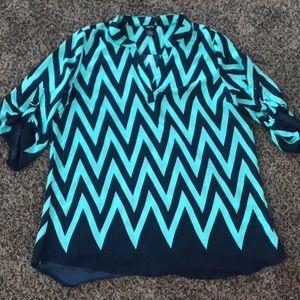 rue 21 mid sleeve blouse.